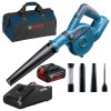 Bosch – Cordless Blower (GBL 18V-120) with 4.0h Battery, Charger & Tool Bag Bosch – Cordless Blower (GBL 18V-120) with 4.0h Battery, Charger & Tool Bag