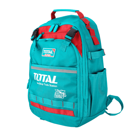 TOTAL Backpack Tools Polyester 380x170x460mm