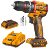 Ingco – Cordless Brushless Impact Drill (66Nm) with 2.0Ah Battery & Charger Ingco – Cordless Brushless Impact Drill (66Nm) with 2.0Ah Battery & Charger