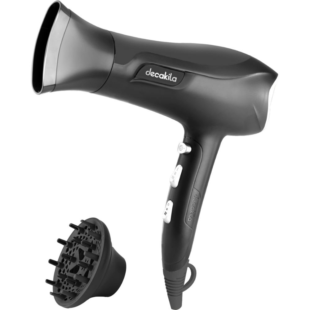 Decakila – Durable Hair Dryer (1800-2200W) – Black