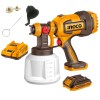 Ingco – Cordless Paint Sprayer Gun with 2.0Ah Battery and Charger Ingco – Cordless Paint Sprayer Gun with 2.0Ah Battery and Charger