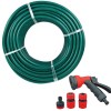 Hose Pipe (30m) with Adjustable Spray Gun Set (8 Patterns) & Fittings Hose Pipe (30m) with Adjustable Spray Gun Set (8 Patterns) & Fittings