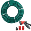 Hose Pipe (20m) with Adjustable Spray Gun Set (8 Patterns) & Fittings Hose Pipe (20m) with Adjustable Spray Gun Set (8 Patterns) & Fittings