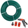 Hose Pipe (30m) with 5Pce Adjustable Spray Gun & Fittings Set Hose Pipe (30m) with 5Pce Adjustable Spray Gun & Fittings Set