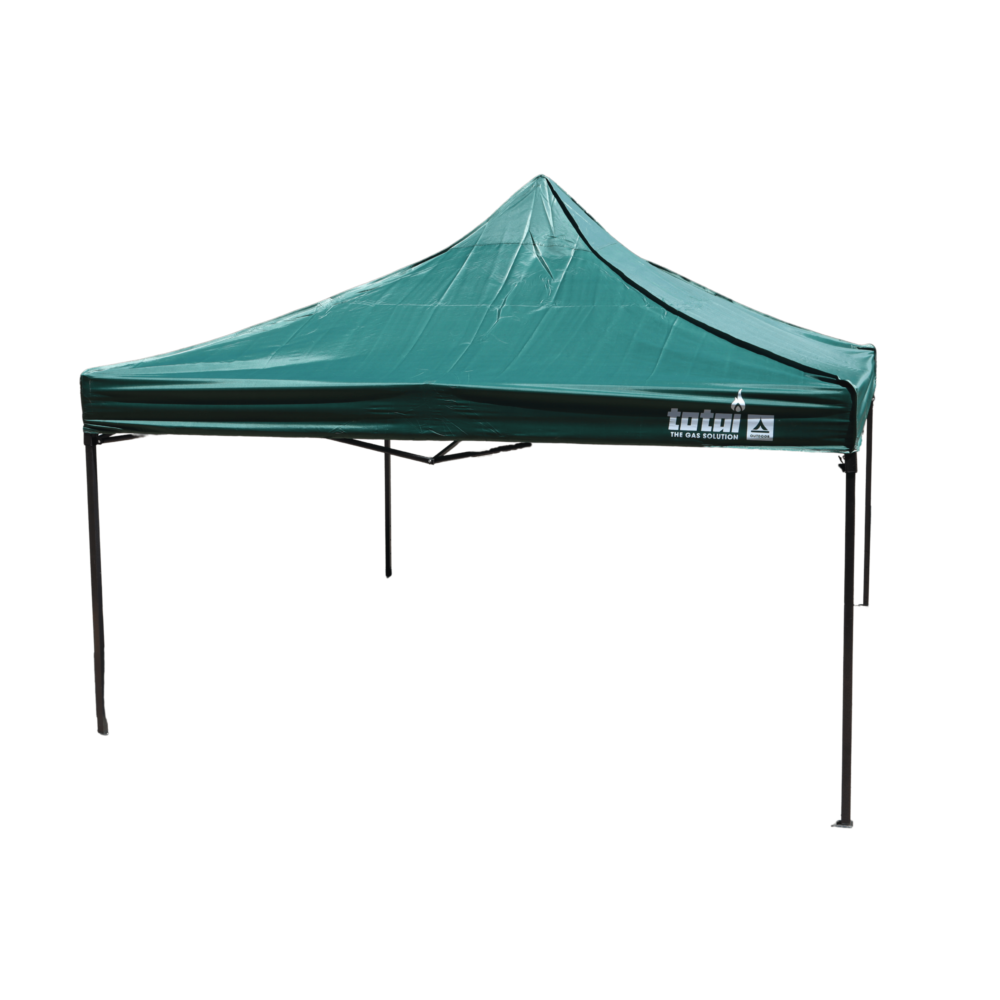 Totai – Eco Quick Pop-Up Steel Folding Gazebo – 3m x 3m – Green