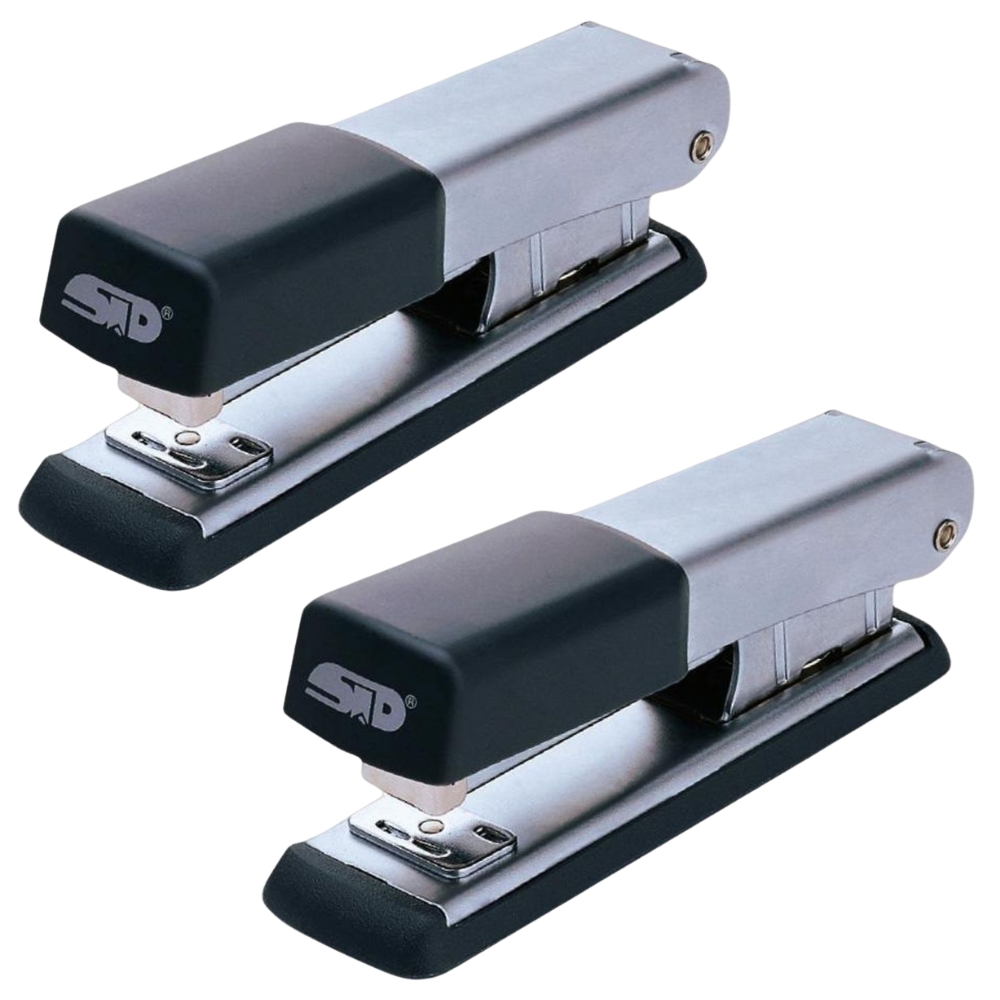 STD – Metal Stapler Half Strip Silver (M-600) 25 Sheets- (Pack of 2)