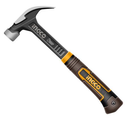 Ingco – Claw Hammer with Magnetic Nail Holder & Fiberglass Handle – 560g