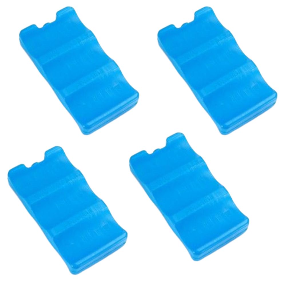 SourceDirect – Blue Solid Curvy Cooler Ice Brick – (Pack of 4)