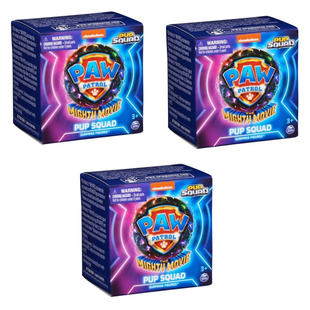 Paw Patrol: The Mighty Movie – Pawket Figures Blindbox – Pack of 3