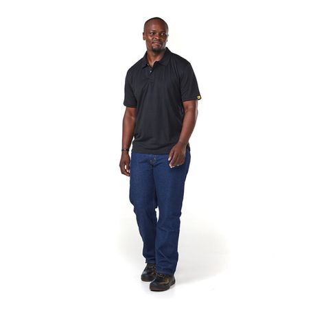 Dromex 100% Polyester Quick Dry Golf Shirt – Grey Melange – S