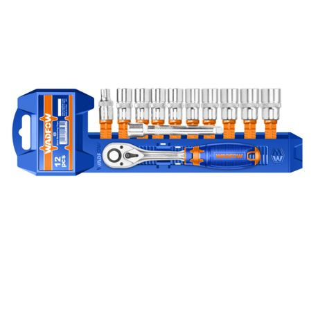 Wadfow – Socket Set 1/4″ – 12 Pieces