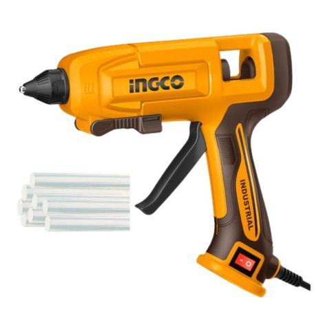 Ingco – Hot Glue Gun (45W) with 8 Glue Sticks (11.2mm) – GG408