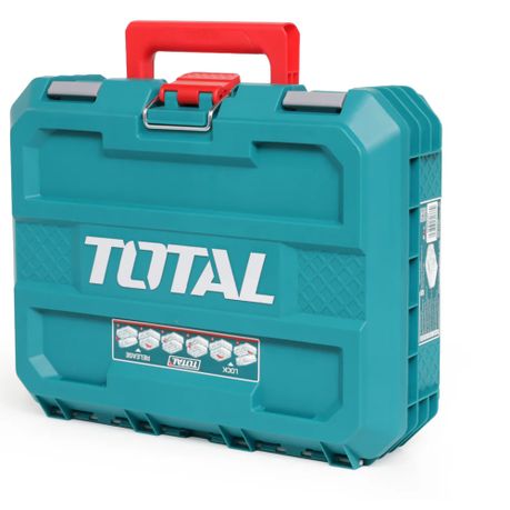 Total Tools – Stackable Plastic Tool Box – 16″ (41 cm × 32 cm × 14.8 cm)