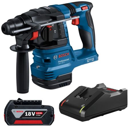 Bosch – Cordless Rotary Hammer (GBH 185) with (4.0Ah) Battery and Charger