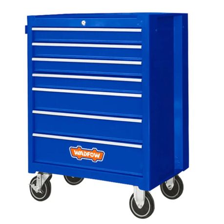 Wadfow – Heavy-Duty Steel Tool Trolley with 7 Drawers -211 Pieces