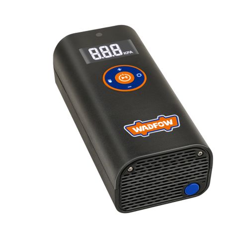 Wadfow – Cordless Auto Air Compressor 8V – 150 PSI + USB Type-C