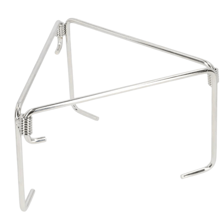 Forken Lekker Braai – Folding Triangle Braai Stand Stainless Steel -150mm