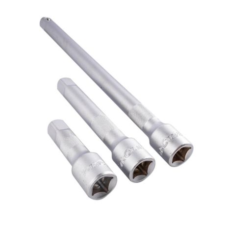 Tork Craft – 3 Pce Extension Socket Bar Set (1/2″) – 75mm / 125mm / 250mm