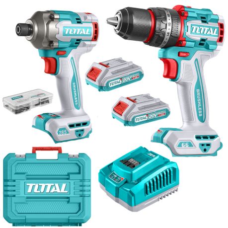 TOTAL TOOLS – 2 PIECE COMBO IMPACT DRIVER AND IMPACT DRILL