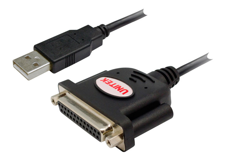 Unitek – USB to Parallel DB25F Cable –  Y-121