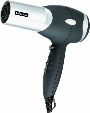Mellerware Hairdryer Fashion 1800w DC with concentrator and diffuser