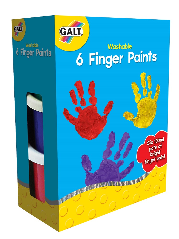 GALT – 6 Finger Paints- Washable