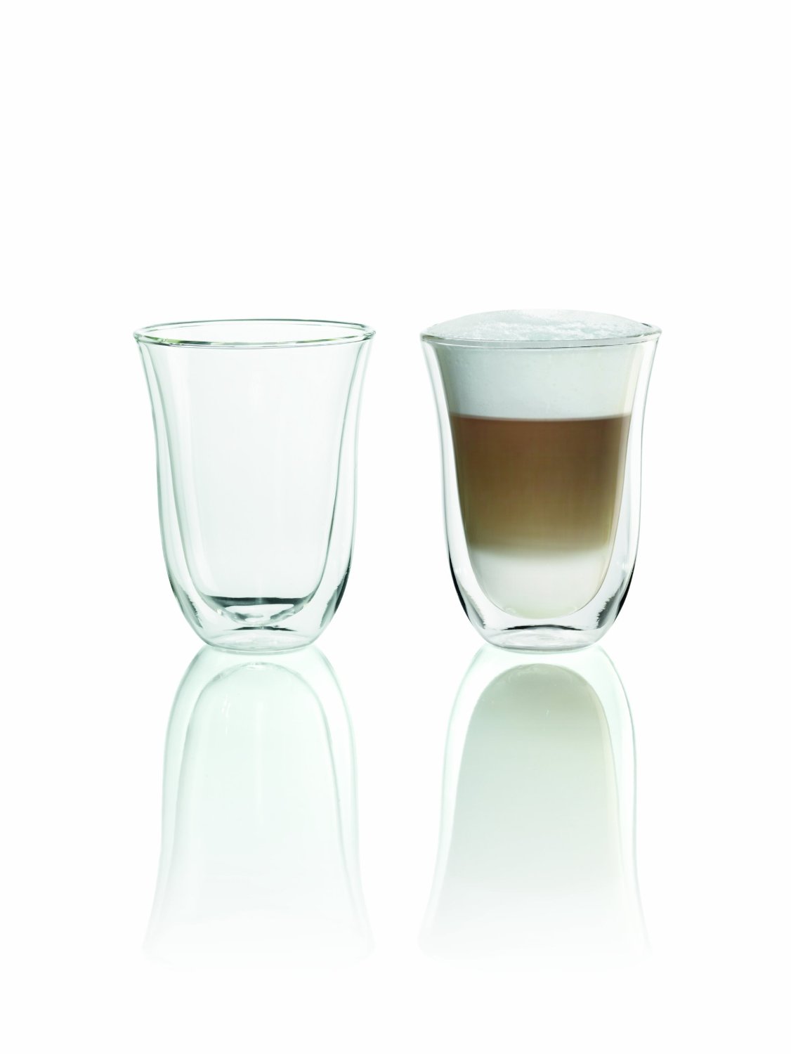 Delonghi – Double Wall Thermo Latte Glasses