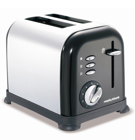 Morphy Richards – 2 Slice Accents Toaster – Painted Black