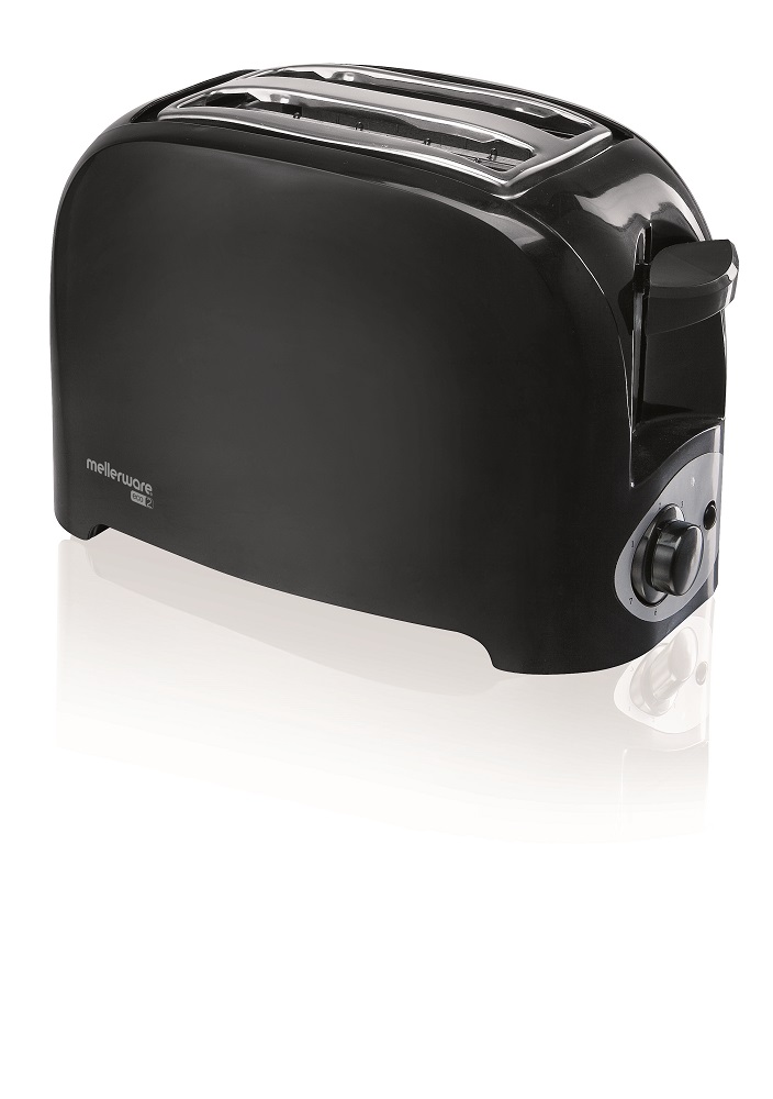 Mellerware – 2 Slice Eco Toaster – Black
