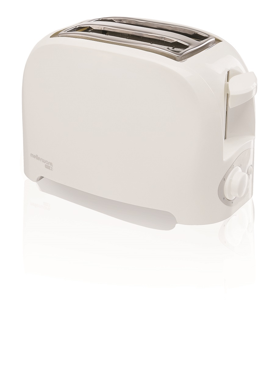 Mellerware – 2 Slice Eco Toaster – White