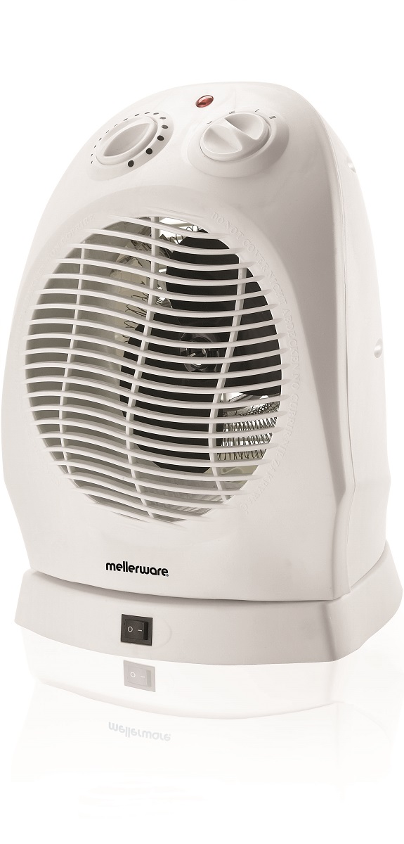 Mellerware – 2000W Oscillating Fan Heater