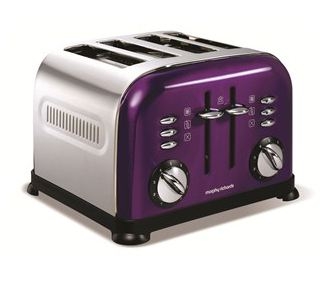 Morphy Richards – 4 Slice Toaster – Metallic Plum