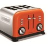 Morphy Richards – 4 Slice Toaster – Orange Morphy Richards – 4 Slice Toaster – Orange
