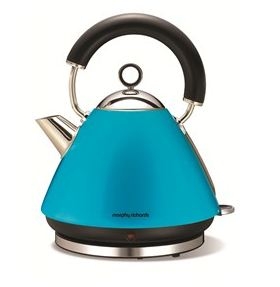 Morphy Richards – 1.5 Litre Pyramid Kettle – Cyan