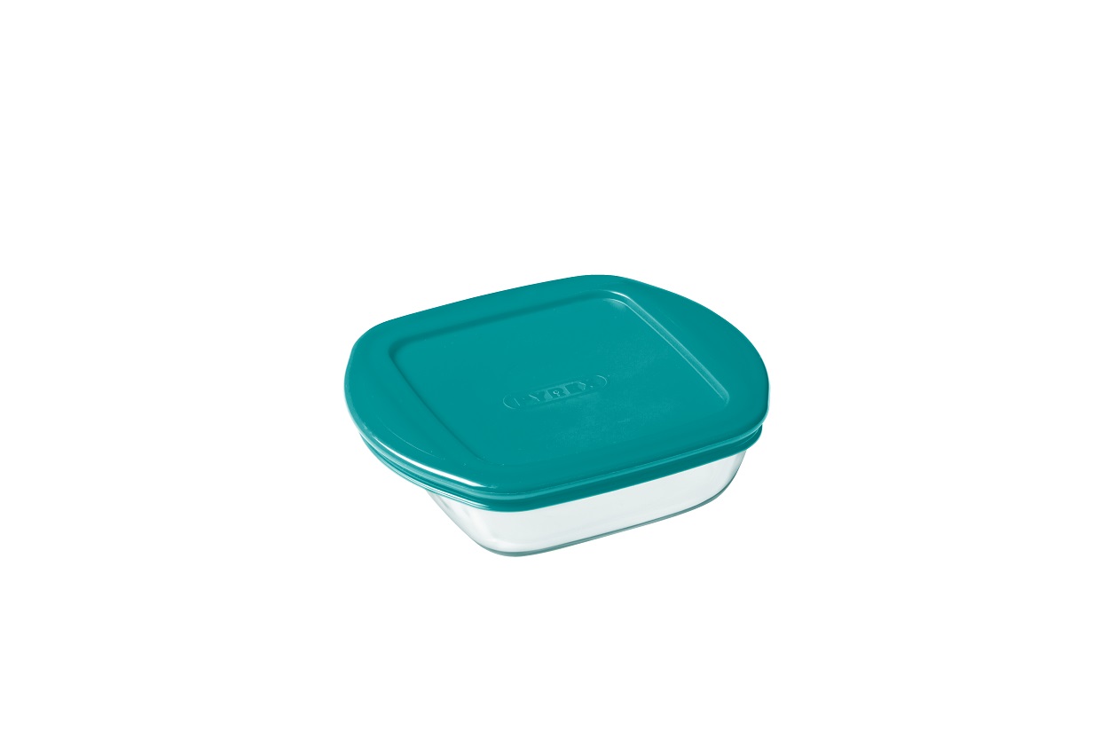Pyrex – Storage Cook and Store Square Dish With Lid – 350ml