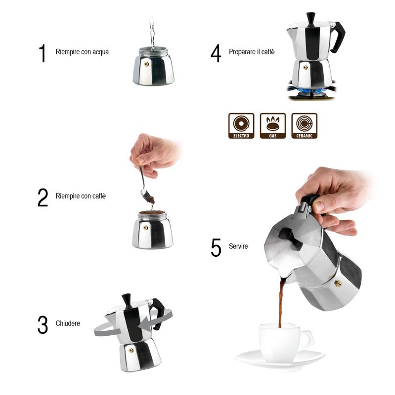 Tescoma – Paloma Coffee Maker – 6 Cups