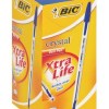 BIC Crystal Medium Xtra Life Ballpoint Pens – Blue (Box of 60) BIC Crystal Medium Xtra Life Ballpoint Pens – Blue (Box of 60)