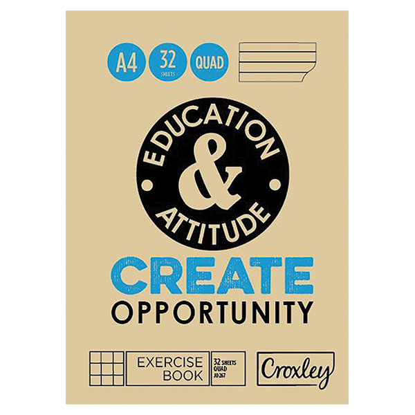 Croxley JD267 32 Page A4 Q&M Exercise Book (20 Pack)