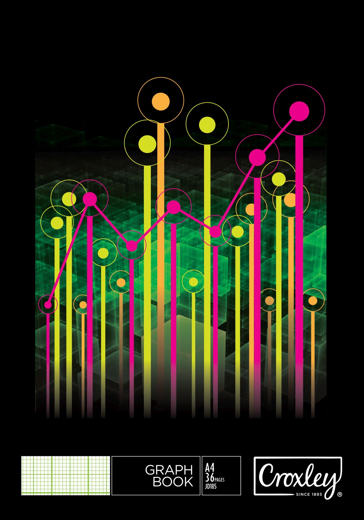 Croxley JD185 36 Page Graph Book (Pack of 20)