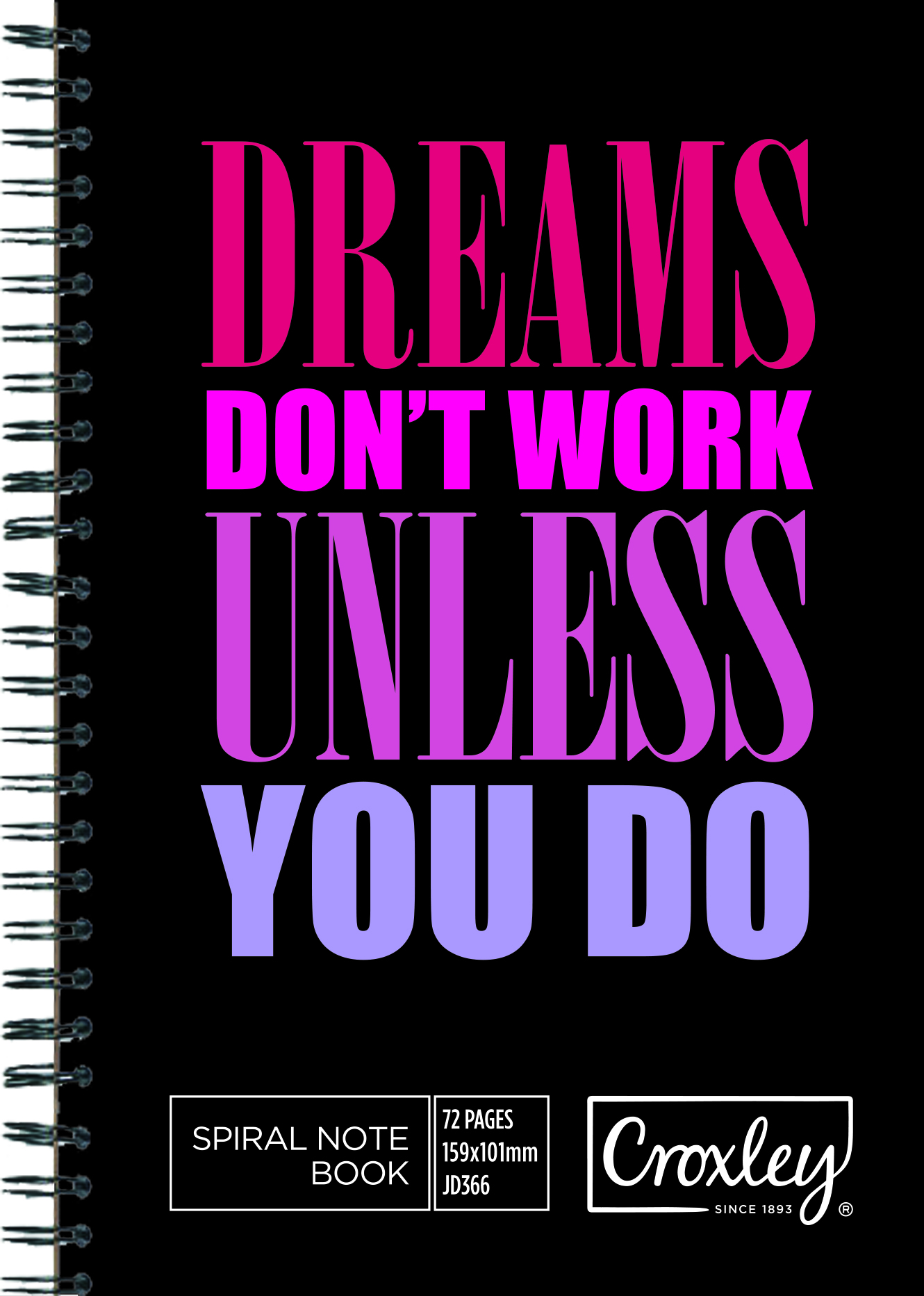 Croxley JD366 100 Page Feint Side Bound Note Book (10 Pack)