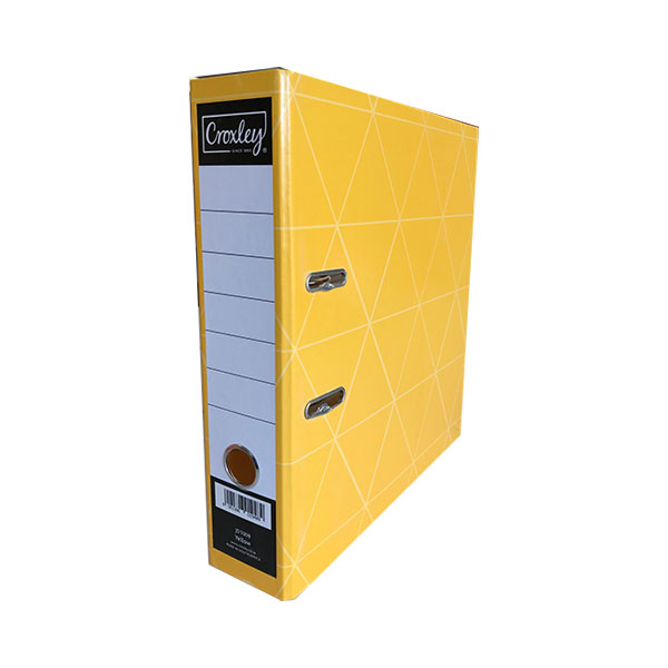 Croxley JD1009 Lever Arch File A4 70mm – Yellow