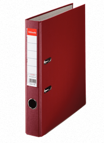 Esselte Lever Arch Polypropylene A4 Mini 50mm File – Burgundy