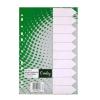 Croxley JD1478 Pastel Rainbow A4 10 Part Dividers Croxley JD1478 Pastel Rainbow A4 10 Part Dividers