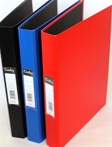 Croxley S1220 A4 2 O-Ring 25mm Polyprop Ringbinder – Blue