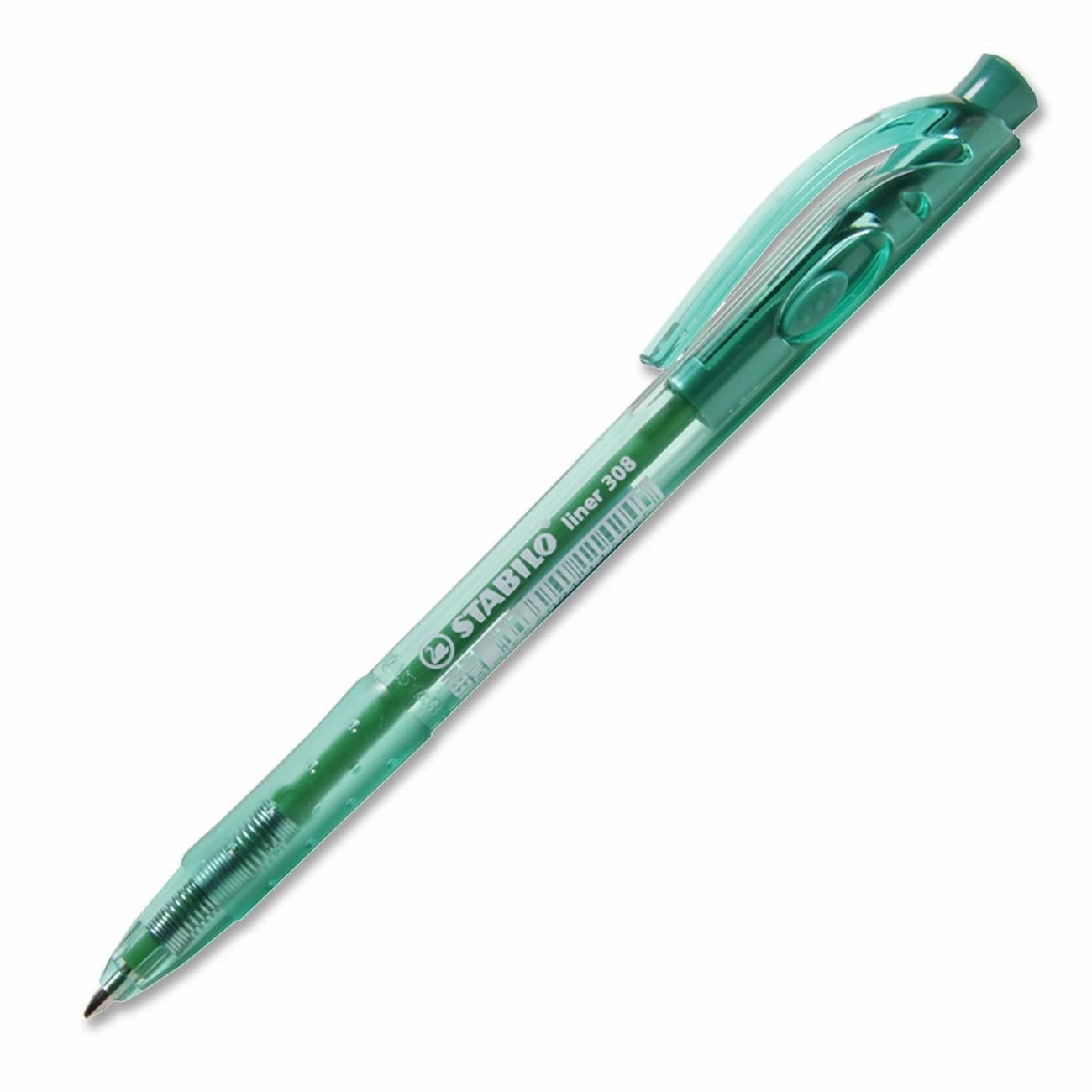 Stabilo Liner Click Ballpoint Pen – Green