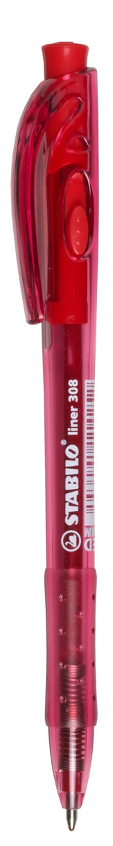 Stabilo Liner Click Ballpoint Pen – Red
