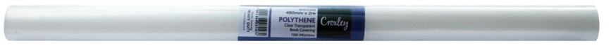 Croxley Polythene Book Cover 700MC Roll – 2m x 480mm