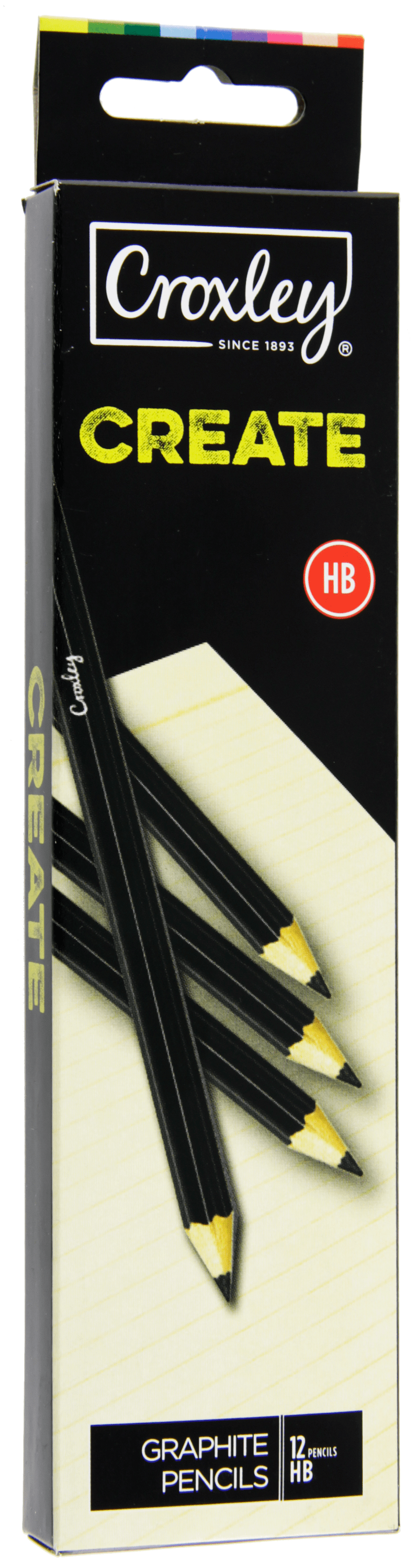 Croxley Create Graphite Pencils – HB (Box of 12)