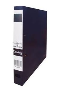Croxley A4 2 D-Ring Ringbinder – Black
