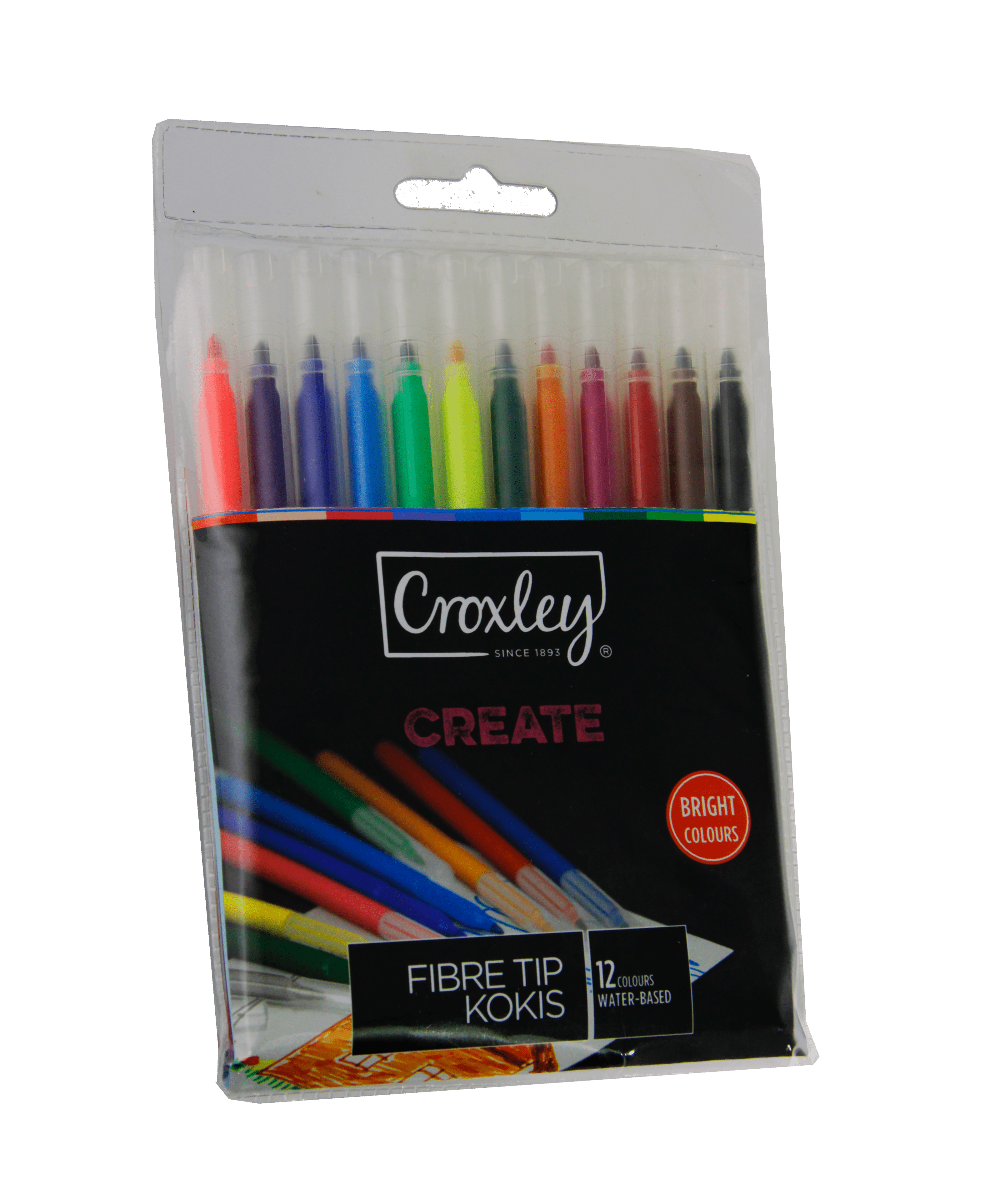 Croxley Create 12 Fibre Tip Kokis